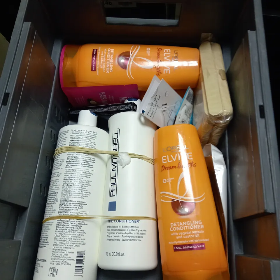 LOT OF HOUSEHOLD ITEMS TO INCLUDE FCUK LIP BALM TRIO, ETC