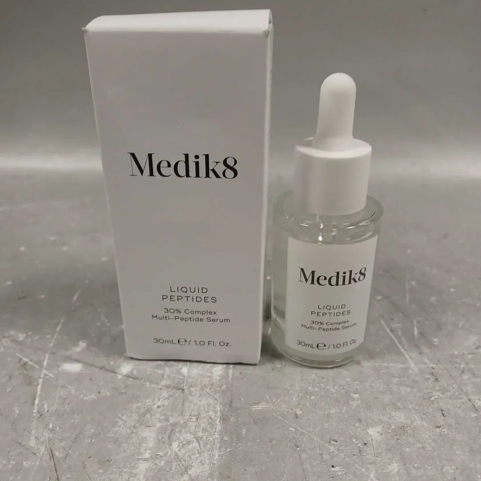 BOXED MEDIK8 LIQUID PEPTIDES SERUM 30ML