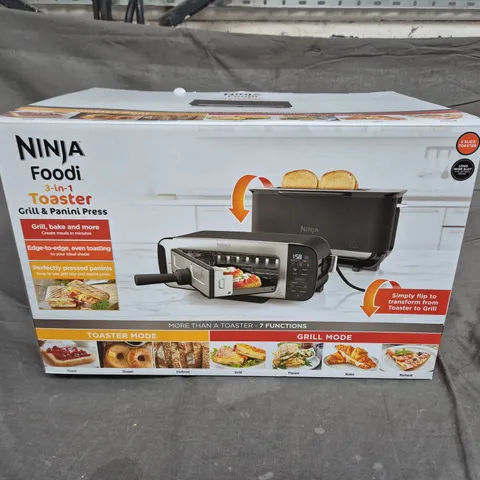 NINJA FOODI 3-IN-1 TOASTER, GRILL & PANINI PRESS - BOXED