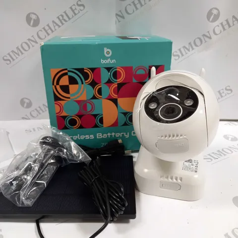 BOXED BOIFUN WIRELESS BATTERY POWERED CAMERA ZS-GX1S