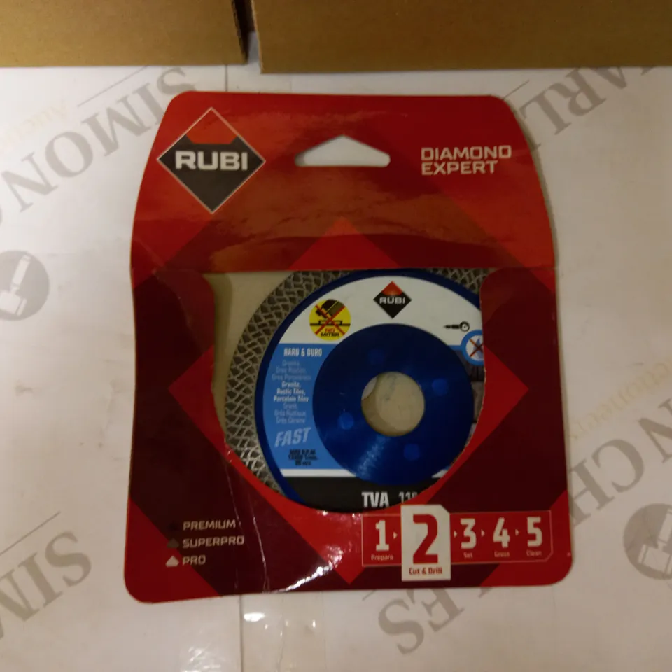 RUBI VIPER TURBO DIAMOND CUTTING DISC FOR HARD MATERIALS