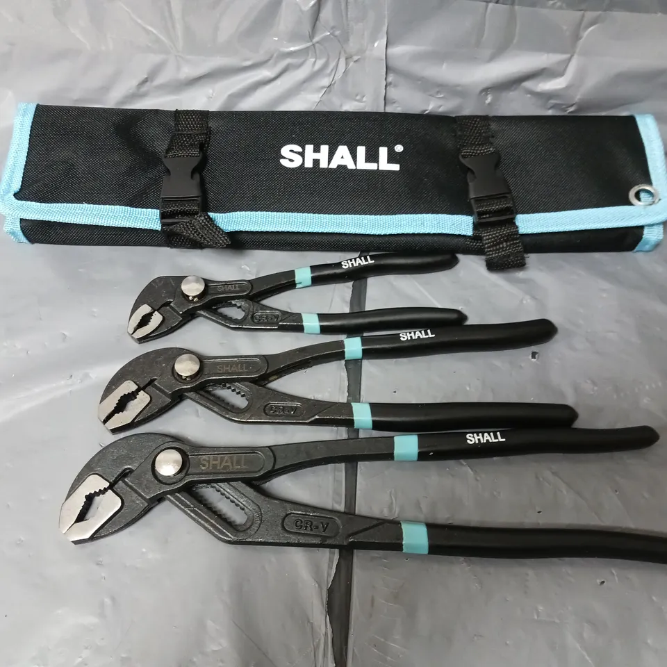 SHALL 3-PIECE GROOVE JOINT PLIERS SET