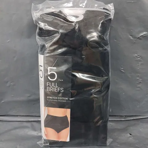 CURVE 5 PACK STRETCH FULL BRIEFS - 38-40