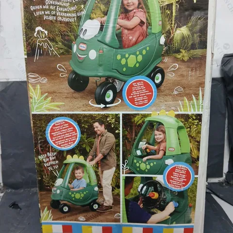 BOXED LITTLE TIKES COZY COUPE DINO - COLLECTION ONLY 