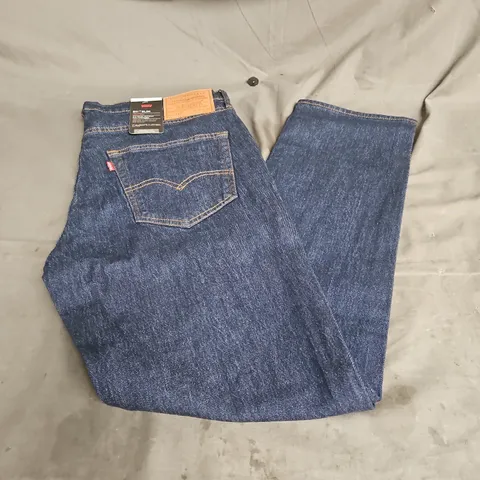 LEVI'S 511 SLIM FIT EASE JEANS IN DARK BLUE SIZE W38 L32