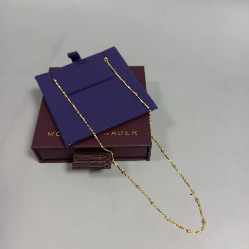 MOINCA VINADER FINE BEADED CHAIN NECKLACE