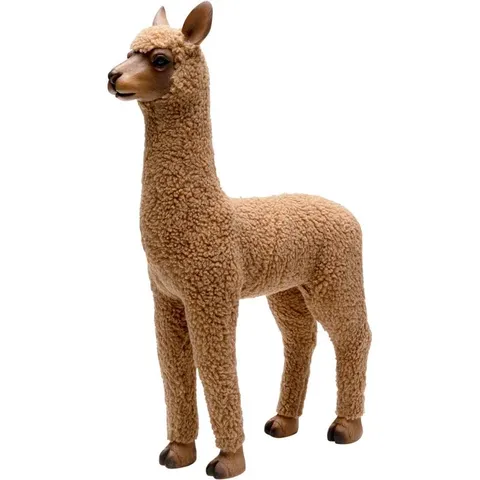 BOXED DECORATIVE HAPPY ALPACA FIGURINE (1 BOX)