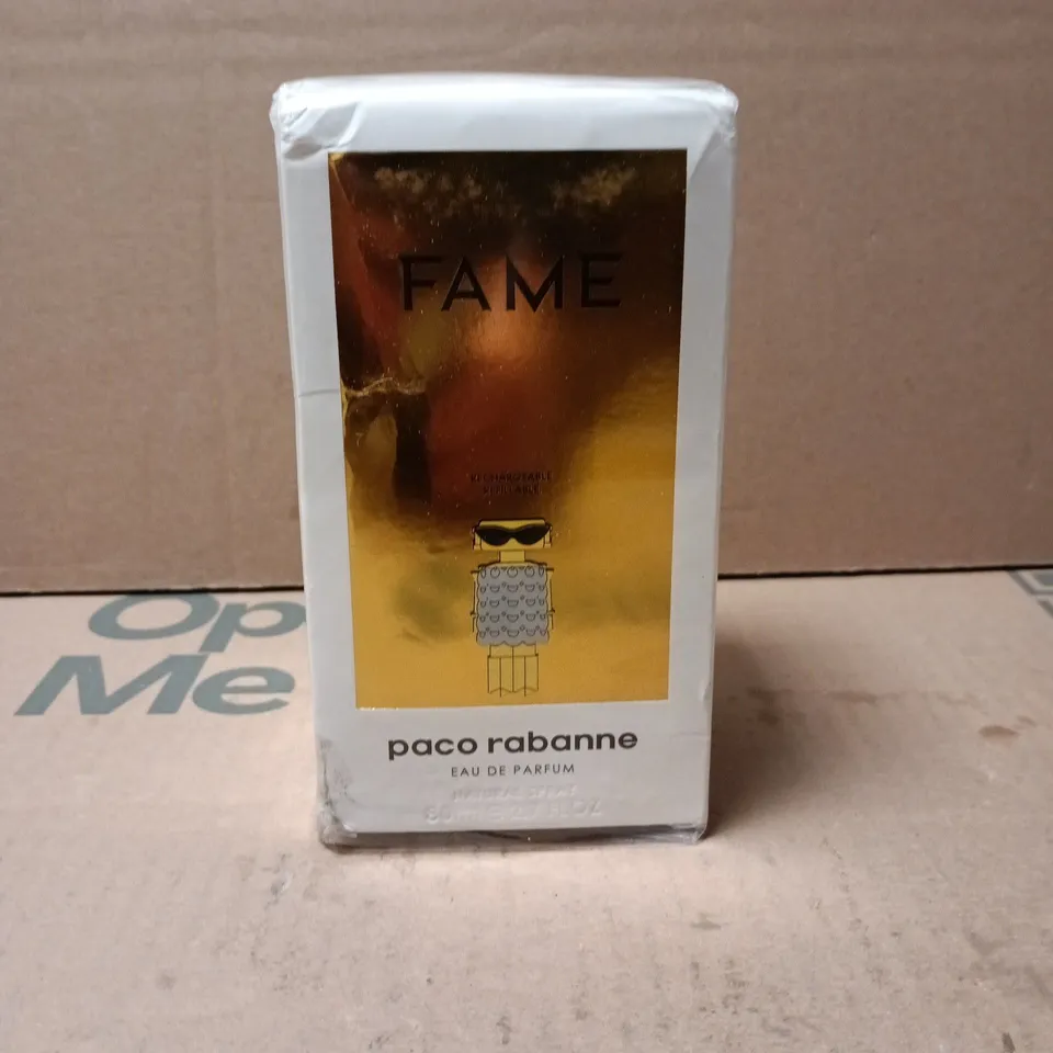 BOXED AND SEALED FAME PACO RABANNE EAU DE PARFUM 80ML