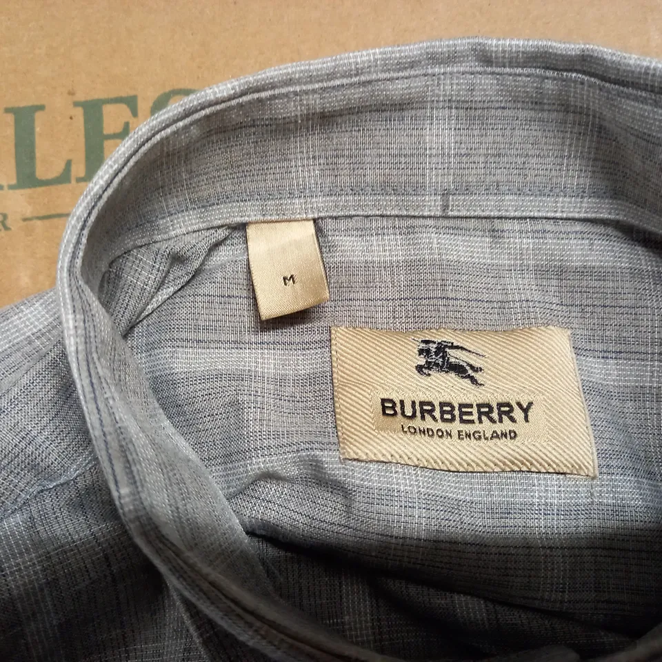 BURBERRY LONDON LONG SLEEVED SHIRT - SIZE M