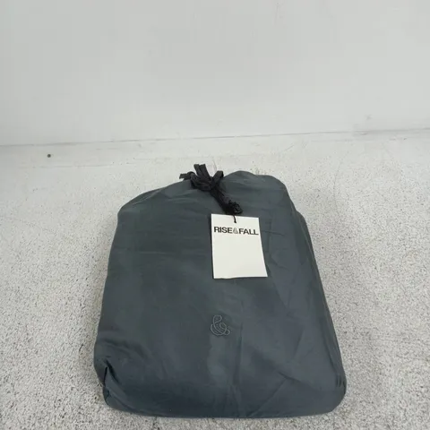 RISE & FALL THE SOFT & SMOOTH ORGANIC LUXURY FITTED SHEET – MOOD INDIGO, SUPER KING (UK)