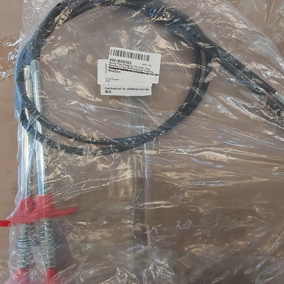 BOX OF SPRING PIPE DREDGING TOOL DRAIN CLOG REMOVERS (1 BOX)
