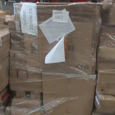 PALLET CONTAINING A VERY LARGE QUANTITY OF ASSORTED DESIGNER LIGHTING PRODUCTS