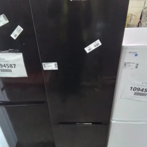 RUSSELL HOBBS FREESTANDING FRIDGE FREEZER, 54CM WIDE, 180CM HIGH, 204L FRIDGE SPACE, 84L FREEZER SPACE, 4 SHELVES, 4 DOOR RACKS, ECO FRIENDLY, BLACK, RH180FF541E1B