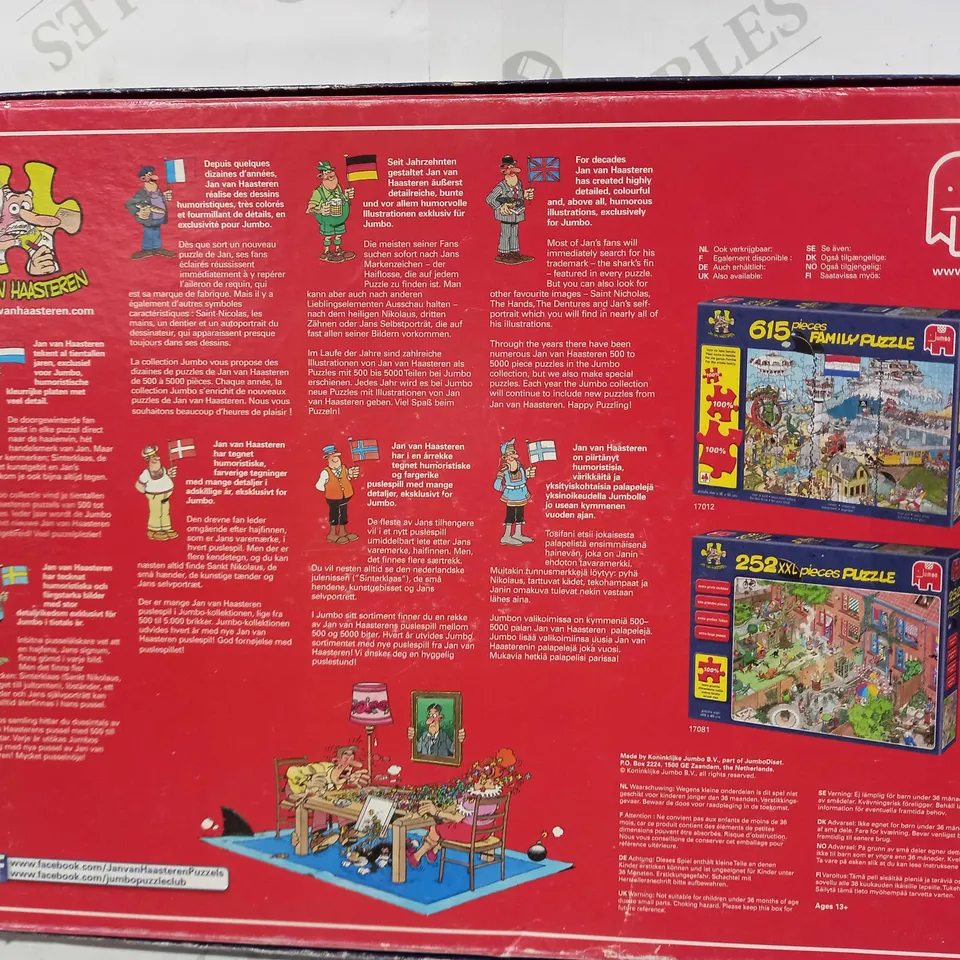 JUMBO 1000 PIECE JAN VAN HAASTEREN JIGSAW PUZZLE