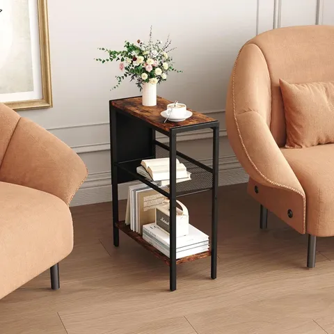 BOXED ALKET SIDE TABLE WITH STORAGE (1 BOX)