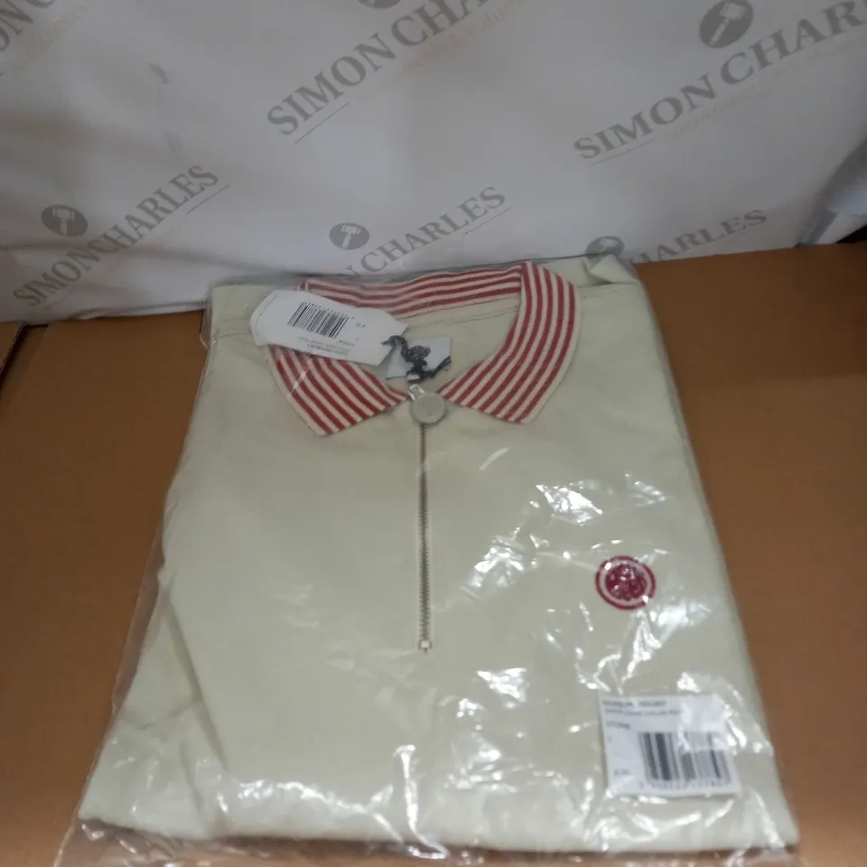 SEALED PRETTY GREEN ORION STRIPE COLLAR POLO SIZE L