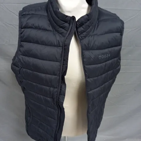 TOG24 LIGHT PADDED BLACK GILET - SIZE 12