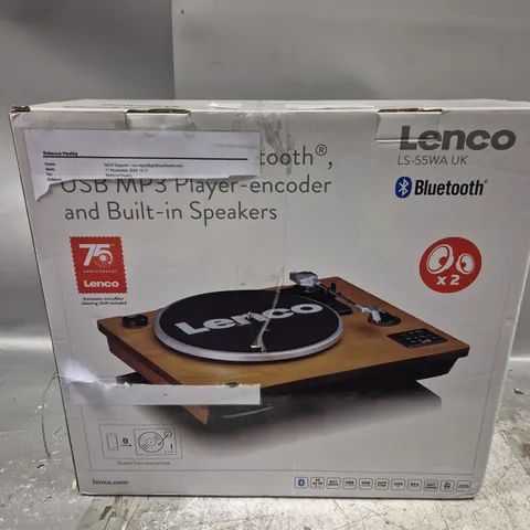 LENCO LS-55 TURNTABLE WITH BLUETOOTH