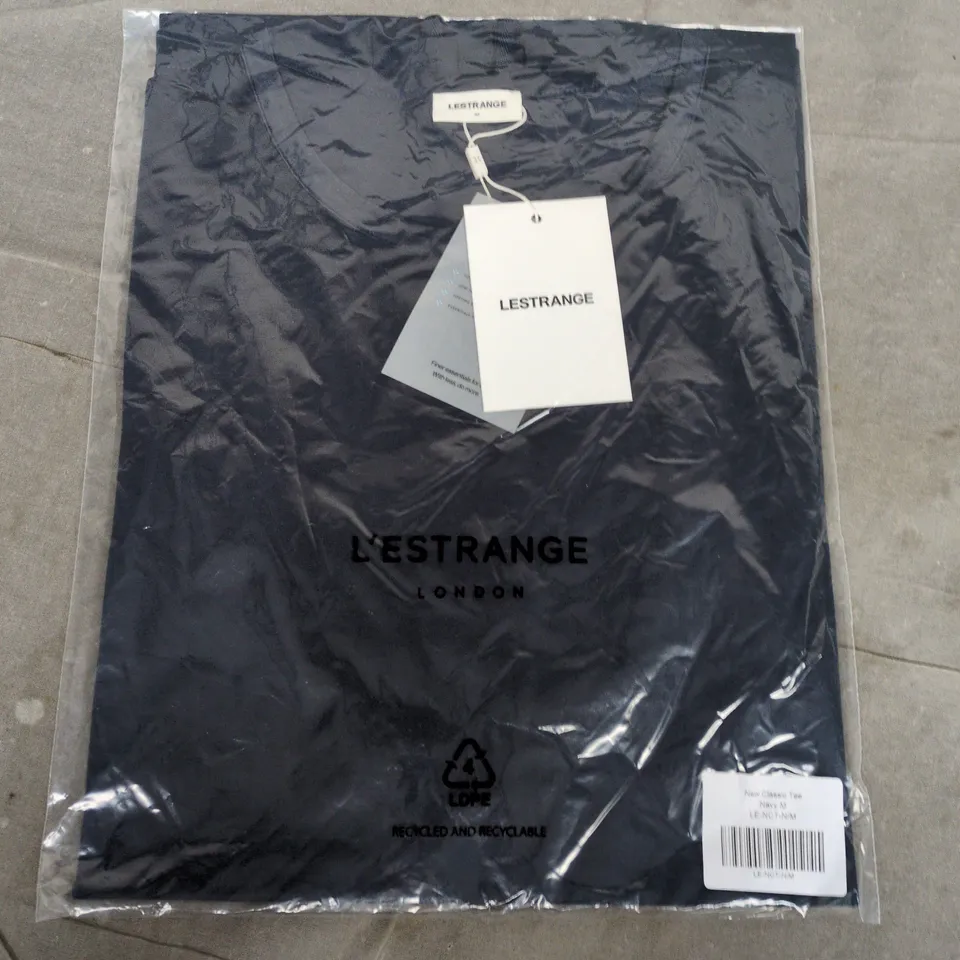 BAGGED LESTRANGE NEW CLASSIC TEE IN NAVY - MEDIUM