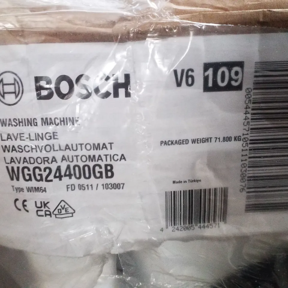 BOSCH SERIES 6 WGG24400GB 9KG LOAD, 1400 WASHING MACHINE