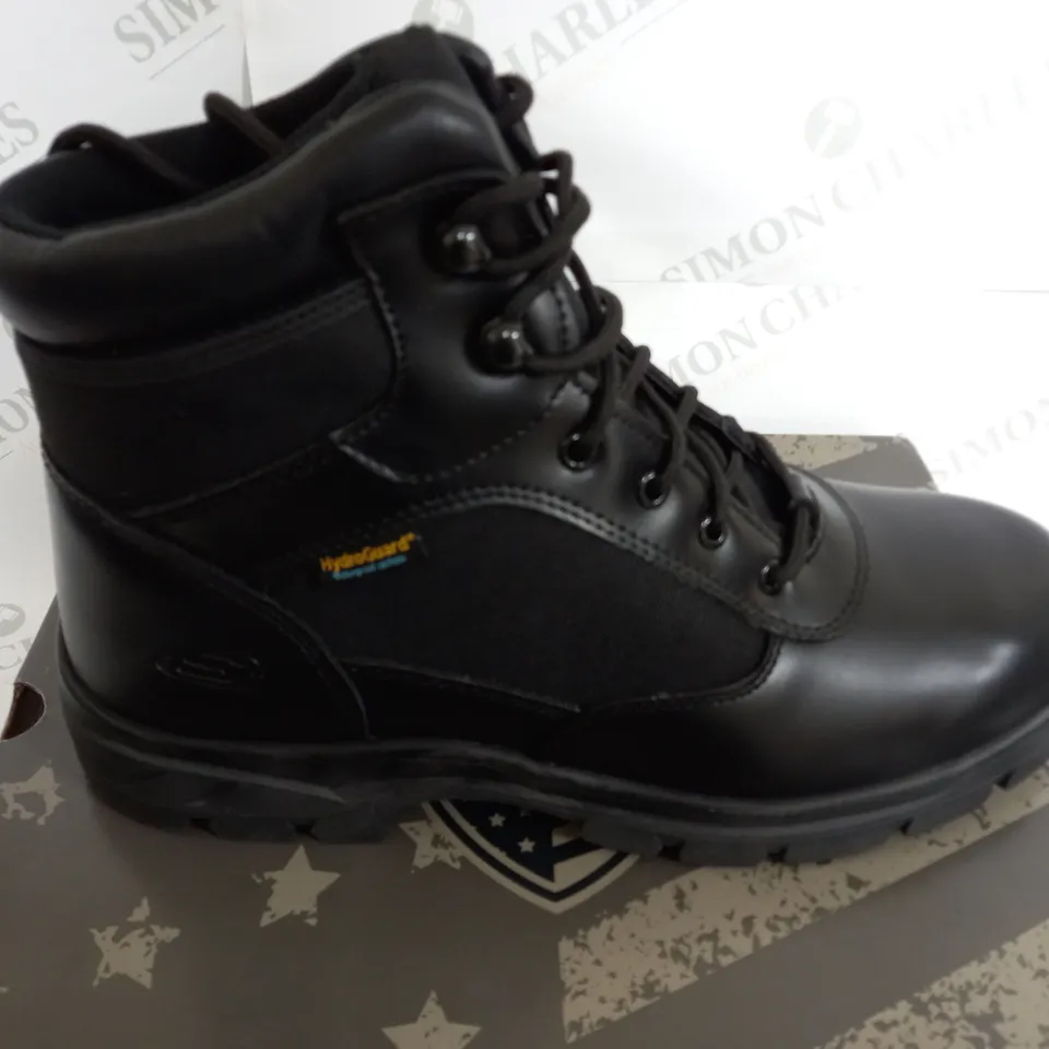 SKECHERS WASCANA BENEN TACTICAL NON SAFETY BOOTS BLACK