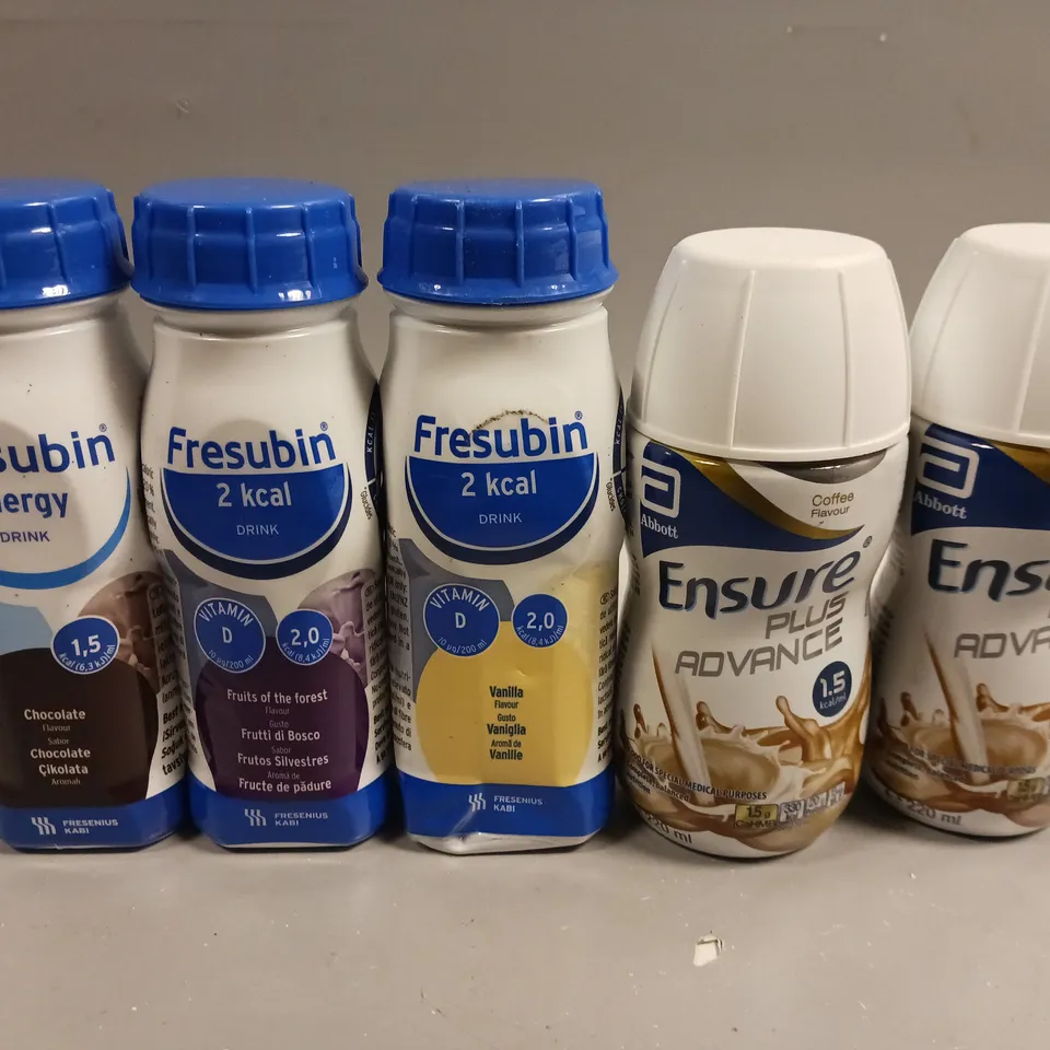 APPROXIMATELY 20 SEALED FOOD SUPPLEMENT DRINKS TO CONTAIN ABBOTT ENSURE PLUS & FRESUBIN 