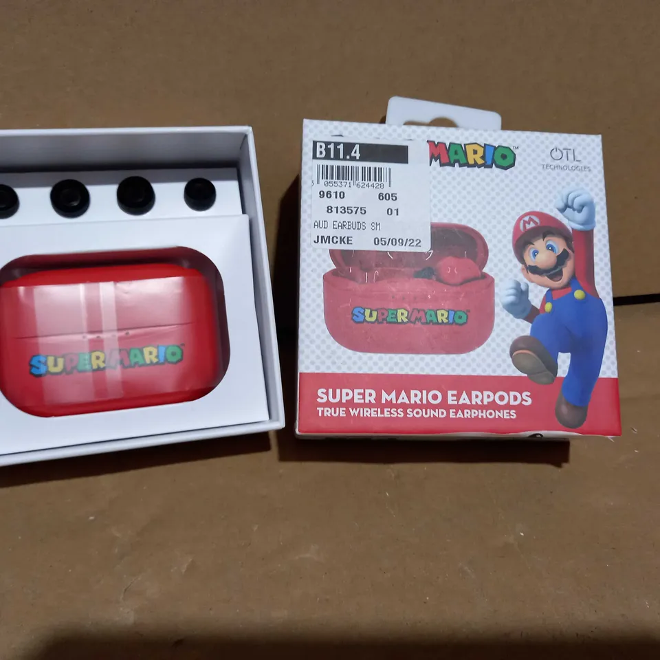 SUPER MARIO WIRELESS EARPODS RED