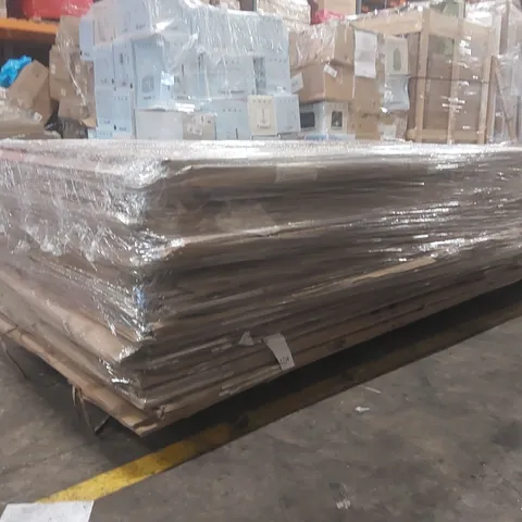 PALLET CONTAINING APPROXIMATELY 50x UNCHECKED DESIGNER 10MM PVC SPLASH WALL PANELS