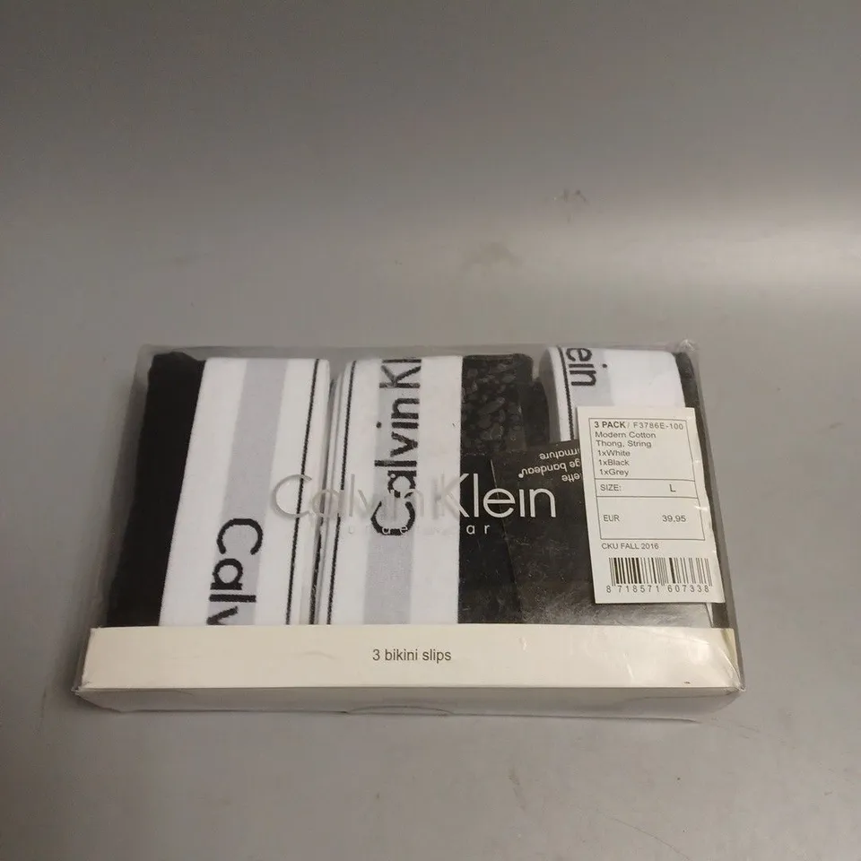 CALVIN KLEIN 3 MODERN COTTON  / BIKINI SLIPS 