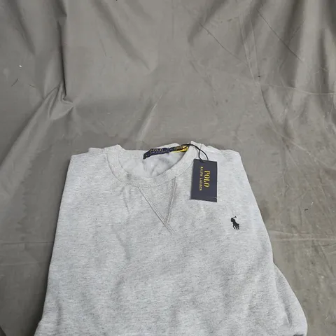RALPH LAUREN POLO SWEATSHIRT - GREY - SIZE XL