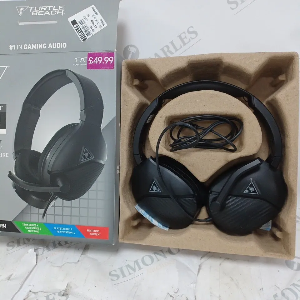 BOXED TURTLE BEACH RECON 200 GEN 2 POWERED GAMING HEADSET