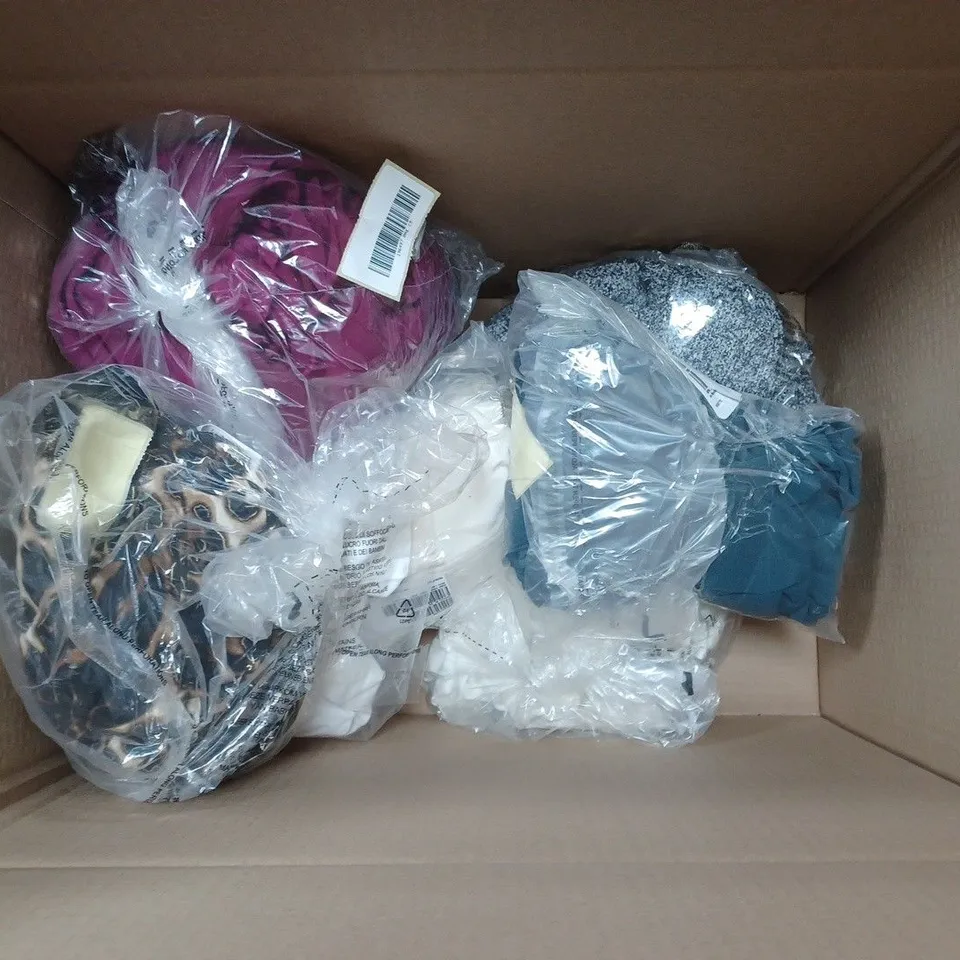 APPROXIMATELY 10 LADIES CLOTHING ITEMS ASSORTED COLOURS, SIZES AND STYLES