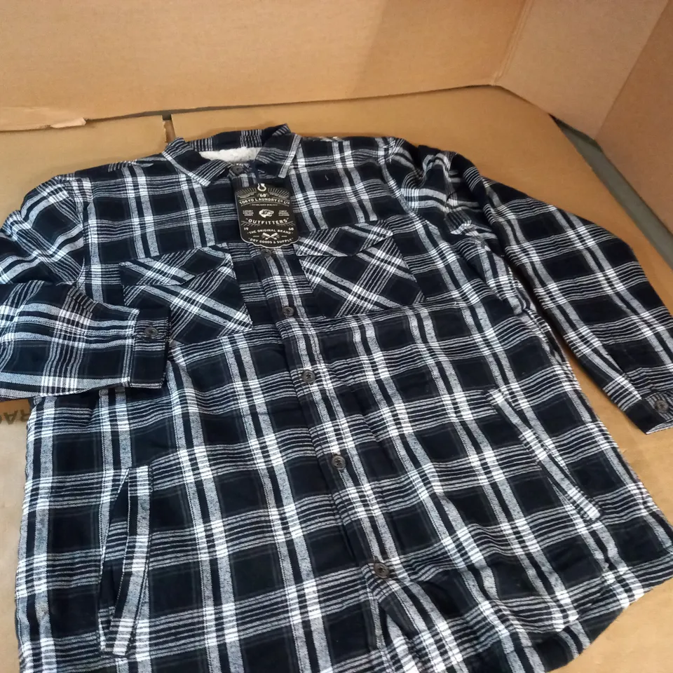 TOKYO LAUNDRY TORNIO JET BLACK CHECK - L