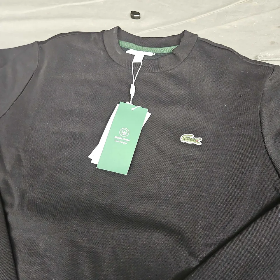 LACOSTE LOGO CASUAL SWEATSHIRT - SIZE L 