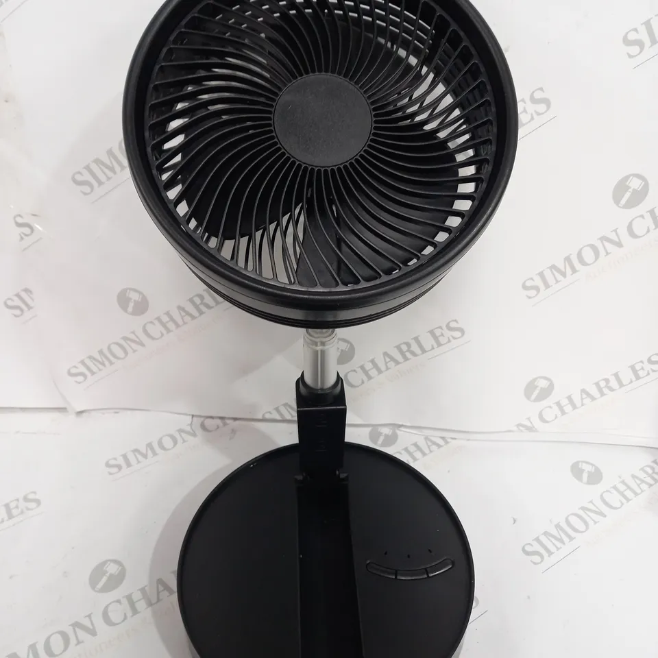PACKAGED MY FOLDAWAY FLOOR & TABLE FAN - BLACK