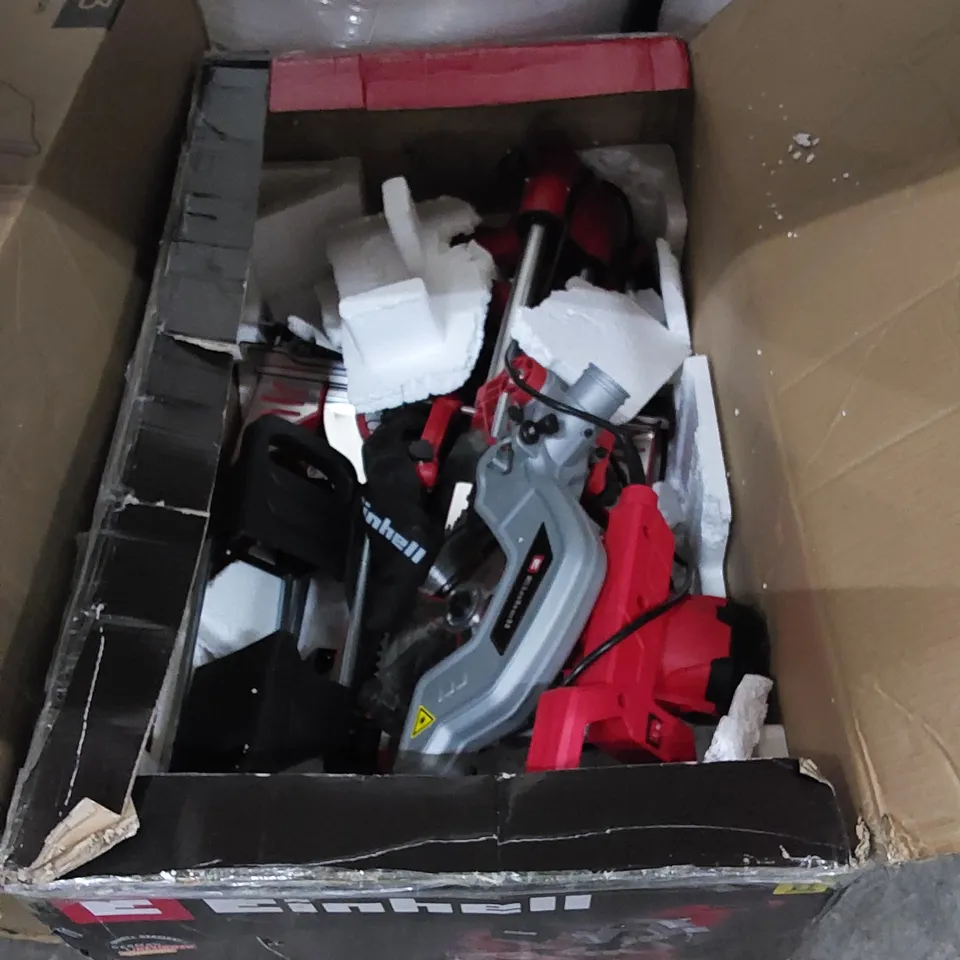 BOXED EINHELL TE-SM 216 DUAL BEVEL SLIDING MITRE SAW 
