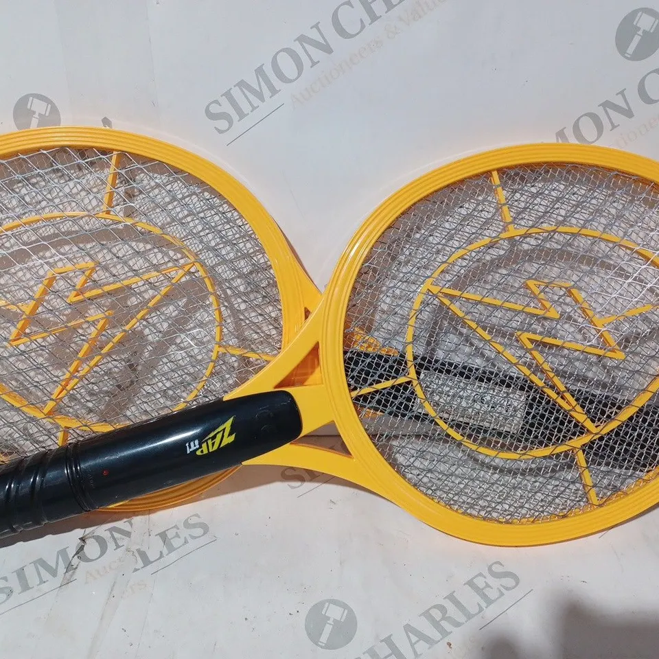 BOXED ZAP-IT 2 PACK BATTERY POWERED BUG ZAPPING RACKET