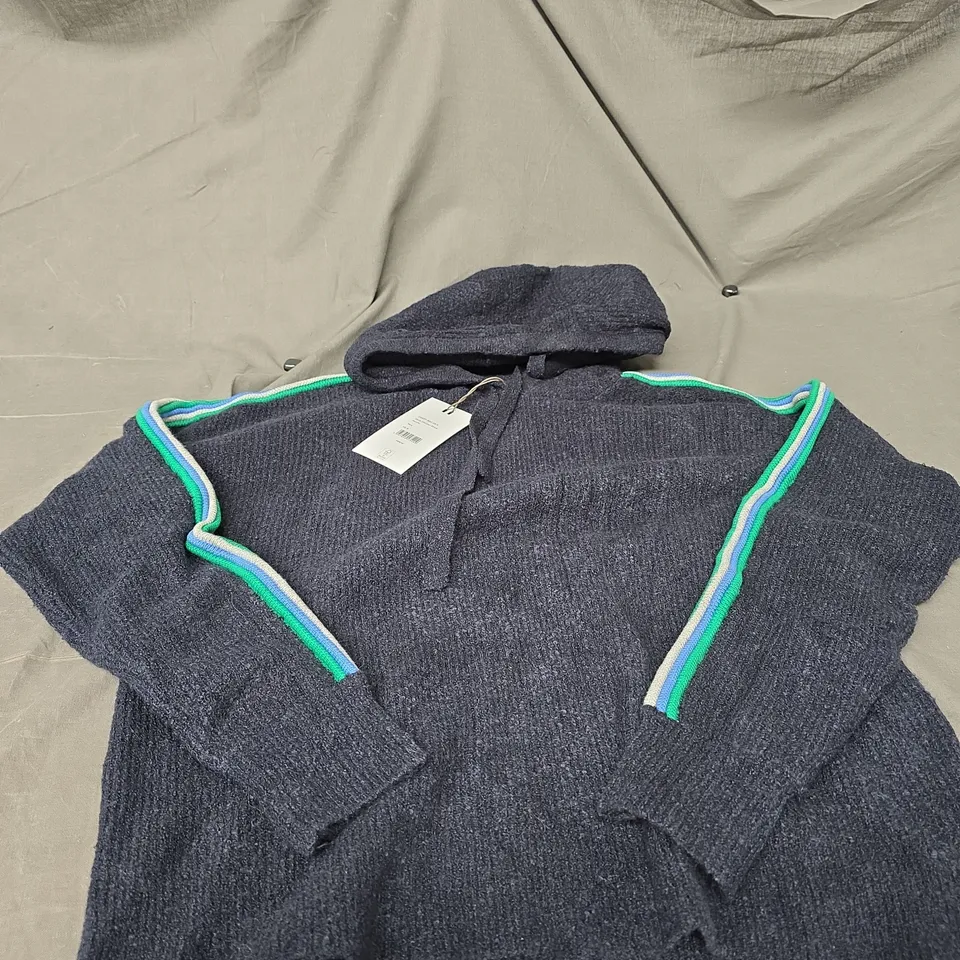 HUSH OLIVIA OTTOMAN STRIPE HOODIE SIZE XS