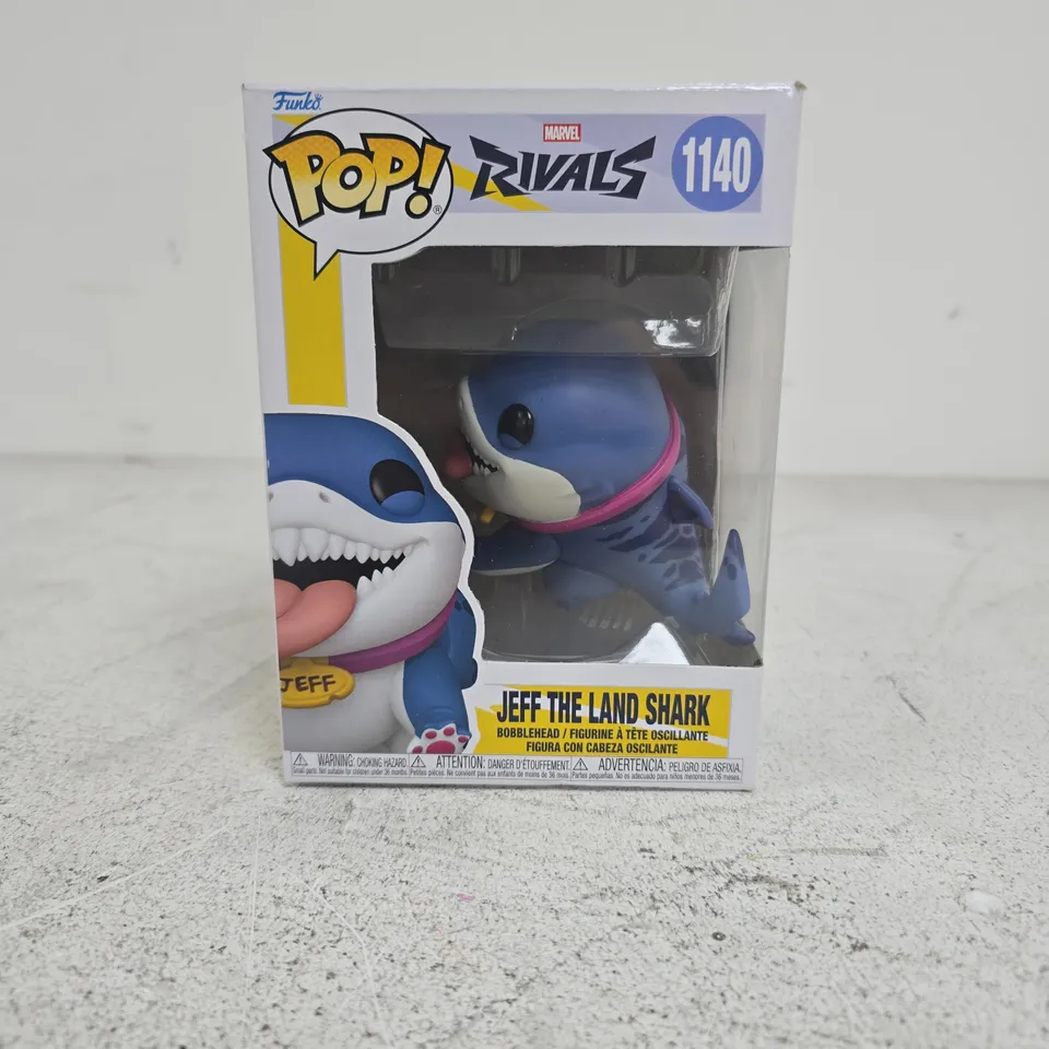 BOXED FUNKO POP! MARVEL RIVALS 1140 JEFF THE LAND SHARK