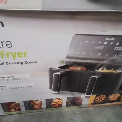 BOXED KEPLIN 9 LITRE DUAL DRAWER AIRFRYER