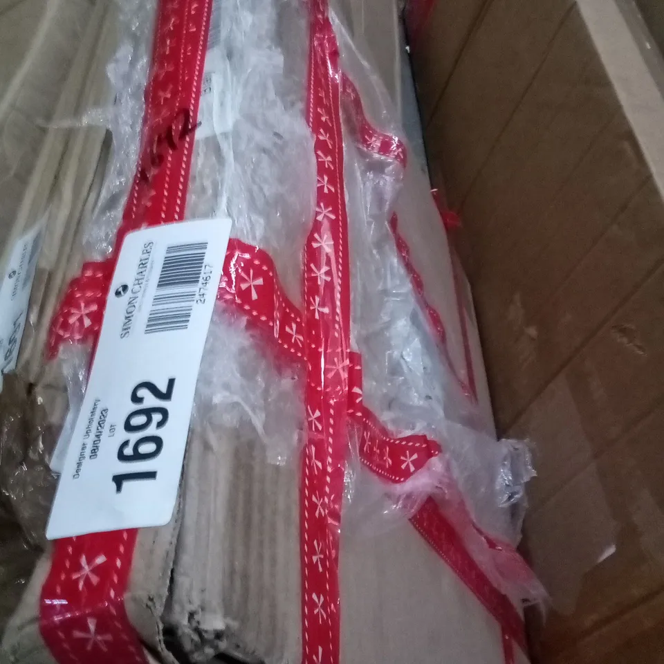 BOXED CORNICHE DRAWER WHITE FINISH