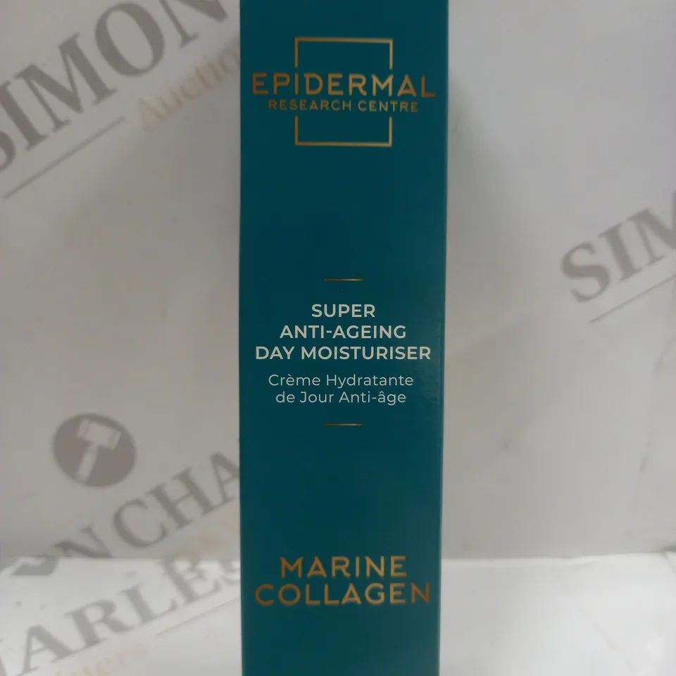 BOXED EPIDERMAL SUPER ANTI-AGEING DAY MOISTURISER MARINE COLLAGEN 50ML