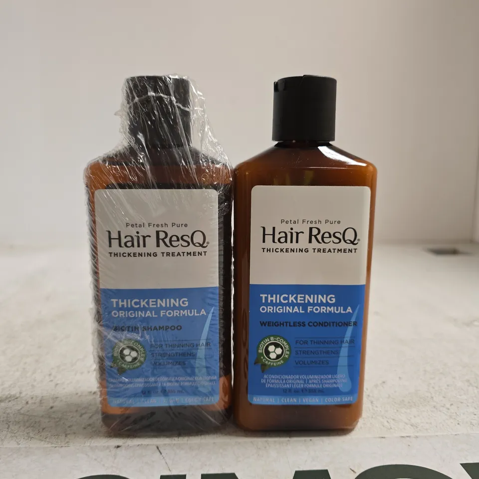 HAIR RESQ THICKENING ORIGINAL FORMULA SHAMPOO & CONDITIONER – PETAL FRESH PURE (SET OF 2)