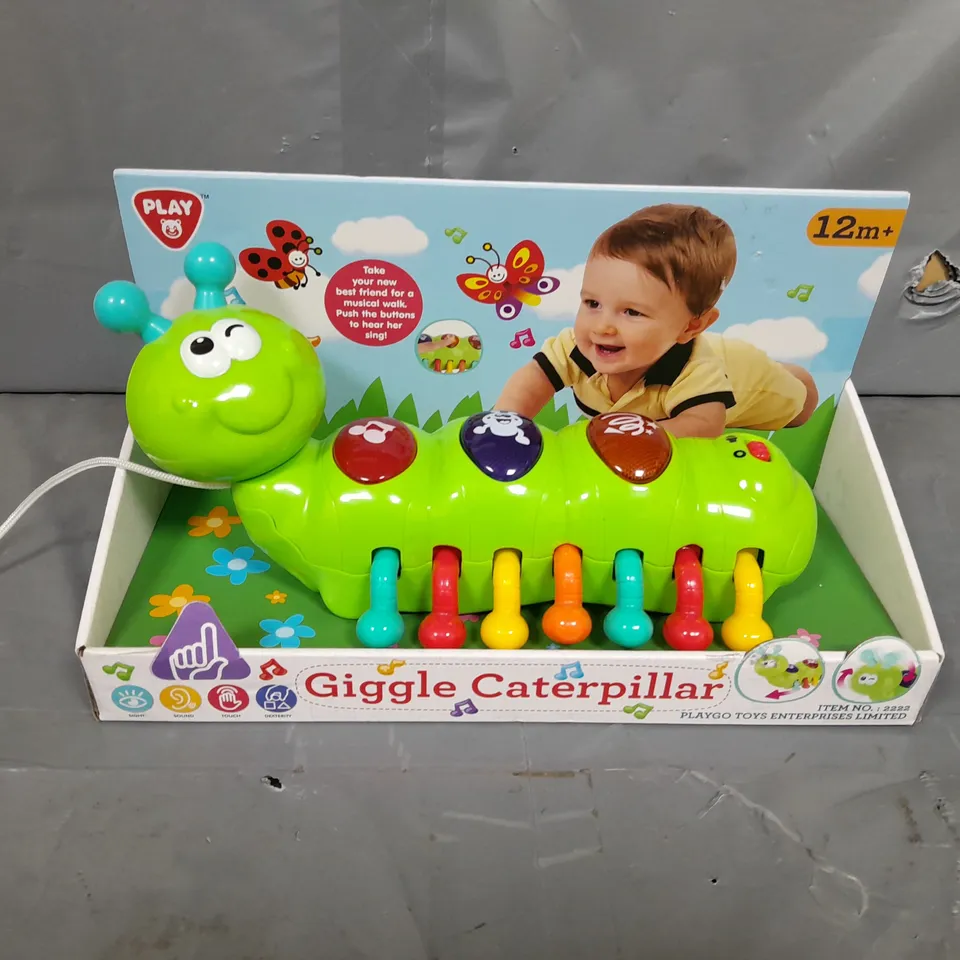 GIGGLE PULL ALONG CATERPILLAR