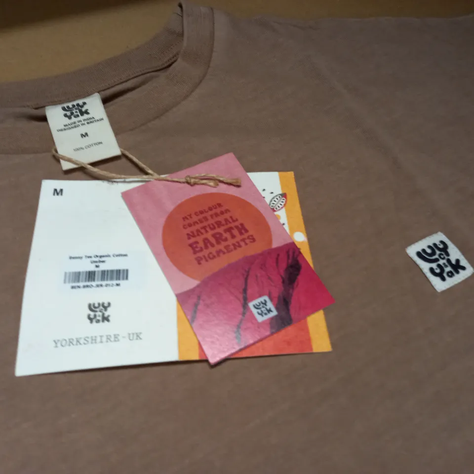 LUCY & YAK BENNY TEE IN OMBRE - M