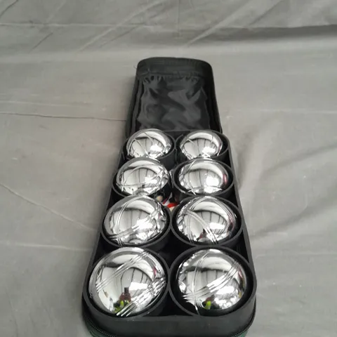 8 PIECE STEEL FRENCH BOULES SET