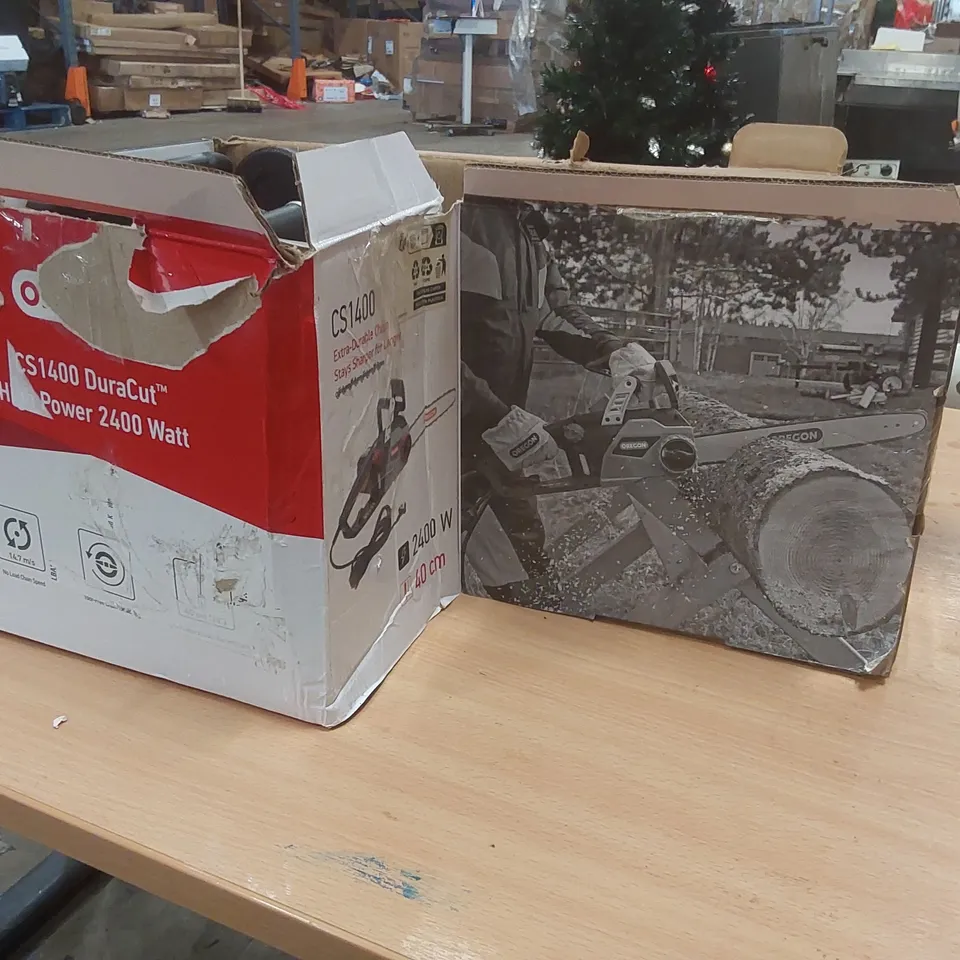 OREGON ELECTRIC CHAINSAW – CORDED, WITH MANUAL