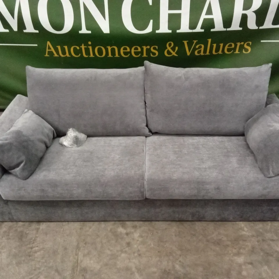 BARCELONA 3 SEATER SOFA - GREY RRP £629