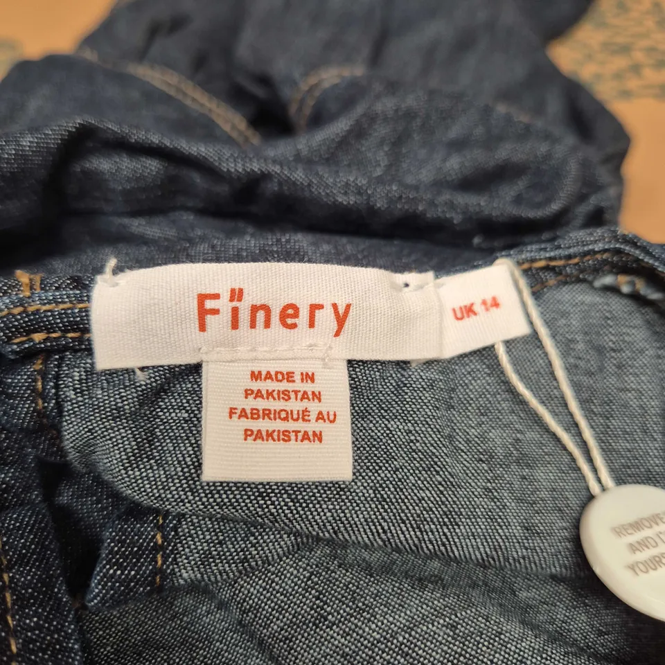 FINERY DENIM MAXI DRESS – WOMEN’S, UK 14