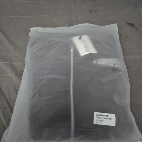 LAST LESSON ZIP-THROUGH HOODIE β BLACK, UK M